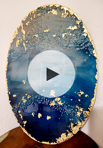 ArteDiAlina.com painting: Cosmic Egg